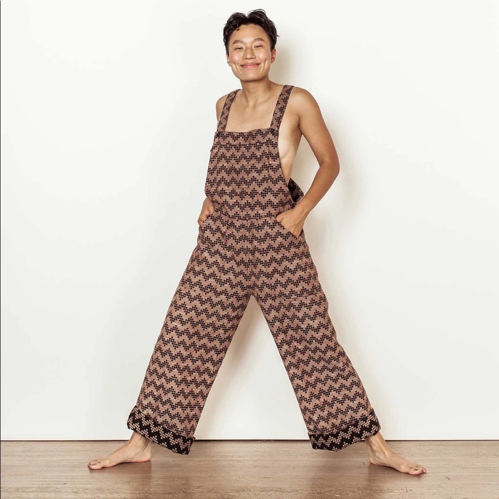 Ace & Jig Milo Overalls in Herringbone